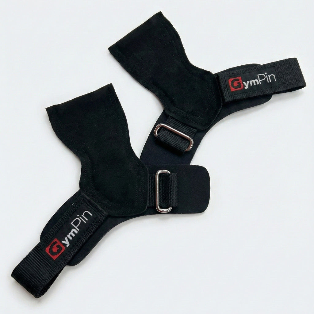 GymPin Leather Wrist Grips